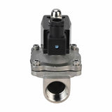 Two way normally closed direct acting electric solenoid valve Elephant VS2W-301N-NC NBR 220V, body material - stainless steel AISI 304, seal - NBR