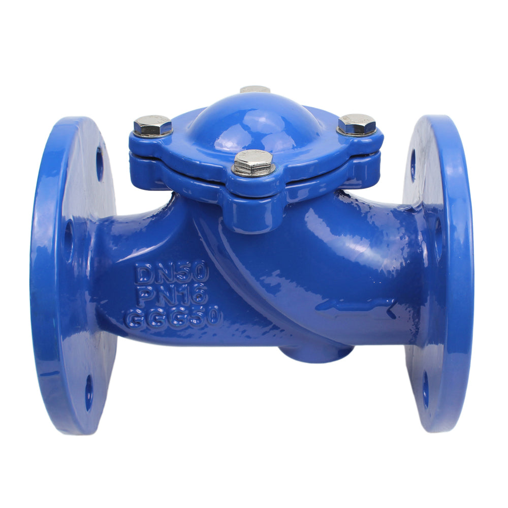 Ball check valve Elephant VCB1414N-F PN16 without drain plug, body material - cast iron GGG50, closure element material - cast iron GGG50, seal - NBR