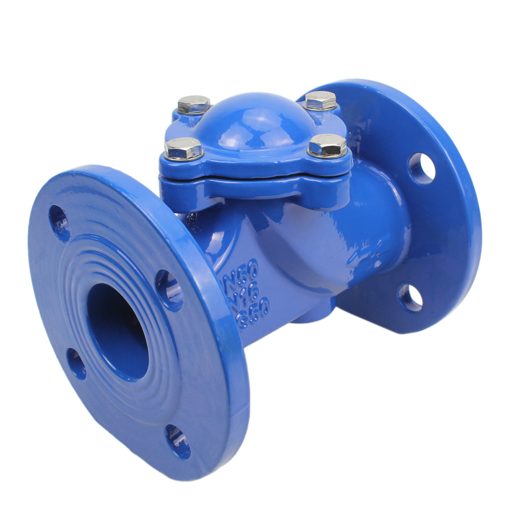 Ball check valve Elephant VCB1414N-F PN16 without drain plug, body material - cast iron GGG50, closure element material - cast iron GGG50, seal - NBR