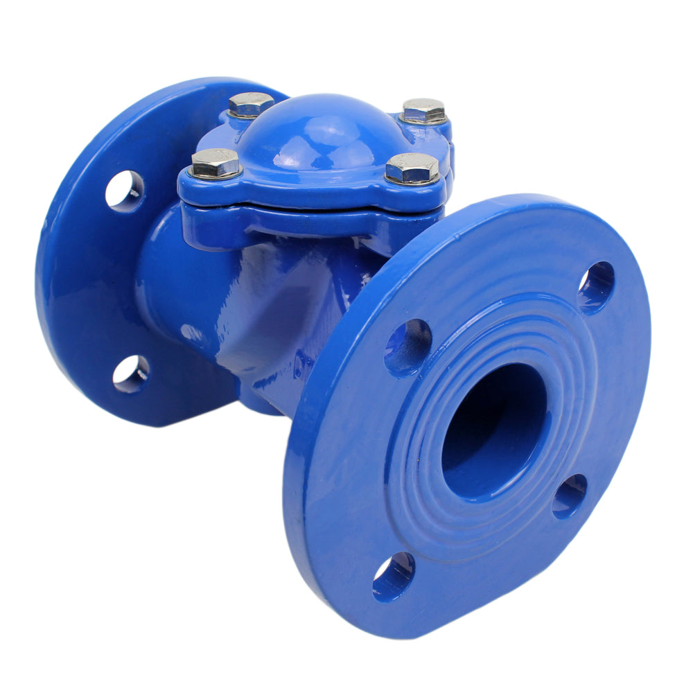 Ball check valve Elephant VCB1414N-F PN16 without drain plug, body material - cast iron GGG50, closure element material - cast iron GGG50, seal - NBR