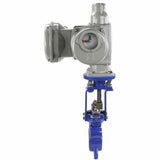 Knife Gate Valve Elephant PSI232, wafer type, body material - Cast iron GGG-40, with electric actuator GZ-220V