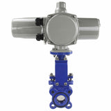 Knife Gate Valve Elephant PSI232, wafer type, body material - Cast iron GGG-40, with electric actuator GZ-220V