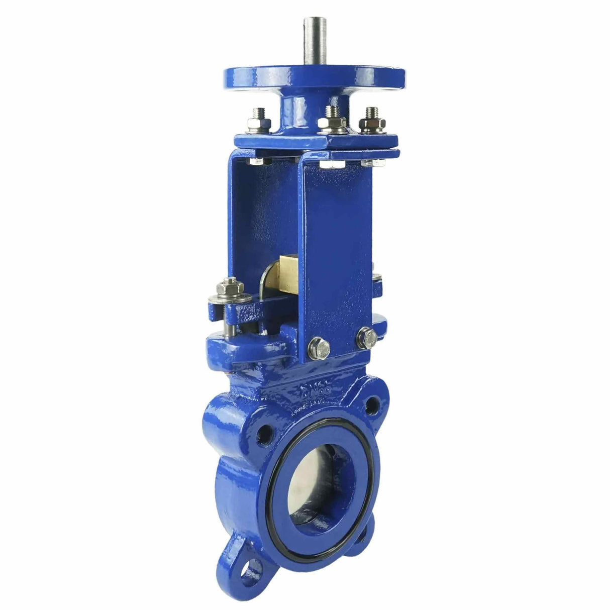 Knife gate valve Elephant GVKN1331N-2W-Fb-ISO, body material - cast iron GGG40, knife material - stainless steel AISI 304, seal - NBR, stem only