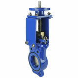 Knife gate valve Elephant GGG40-SS304-NBR-2W-ISO-16, body material - cast iron GGG40, knife material - stainless steel AISI 304, seal - NBR, stem only