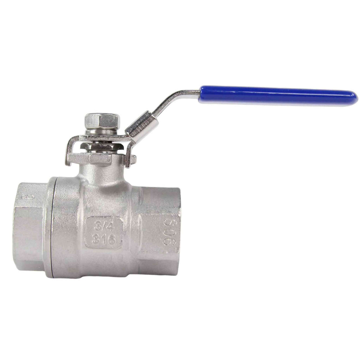 Stainless steel ball valve Elephant BV3232P(2pñ)-FP-T-H full port, Threaded connection, with handle