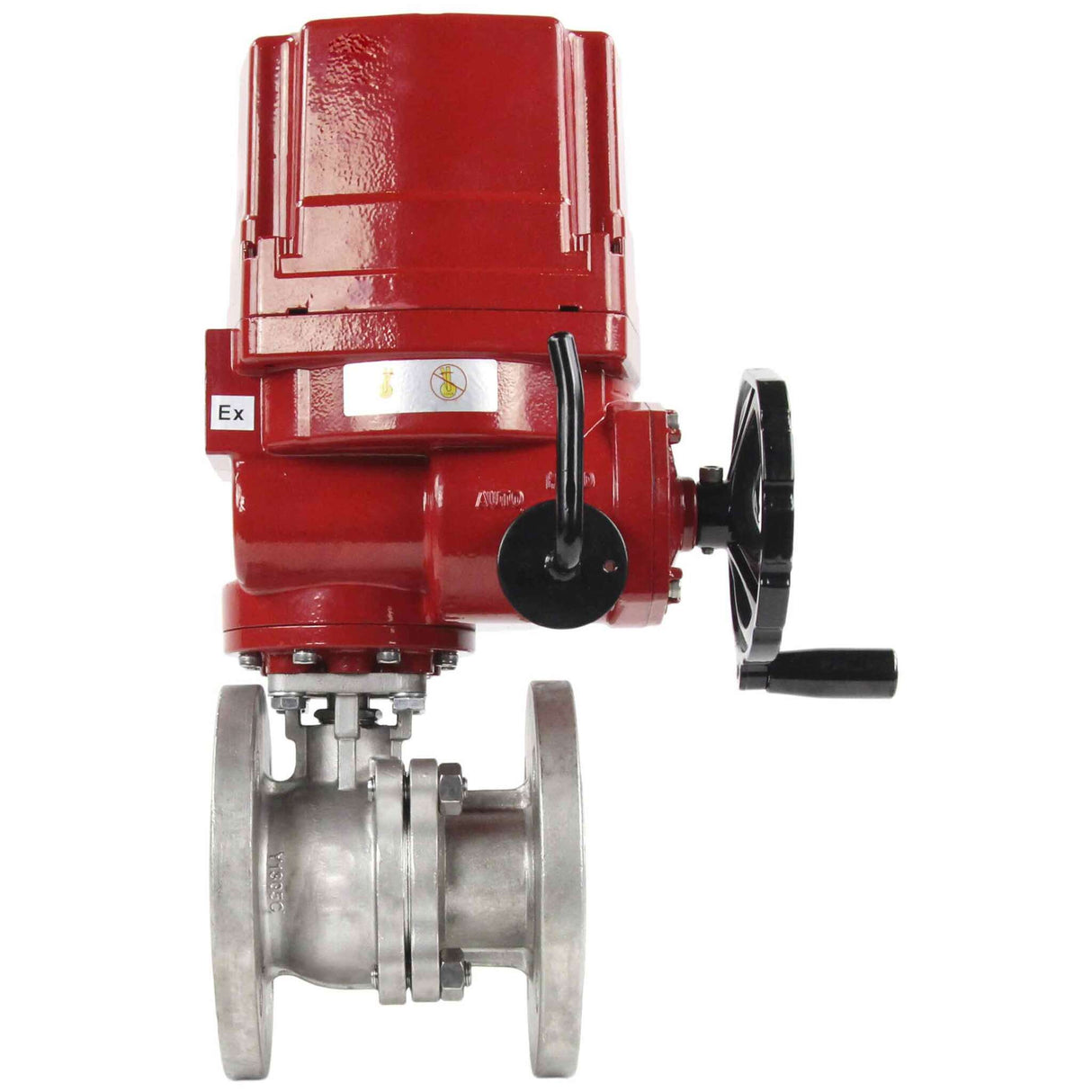 Stainless steel ball valve Elephant kchfp-elephant-ex-380v, body material - stainless steel AISI 316, ball material - stainless steel AISI 316, seal - PTFE, electric actuator operated