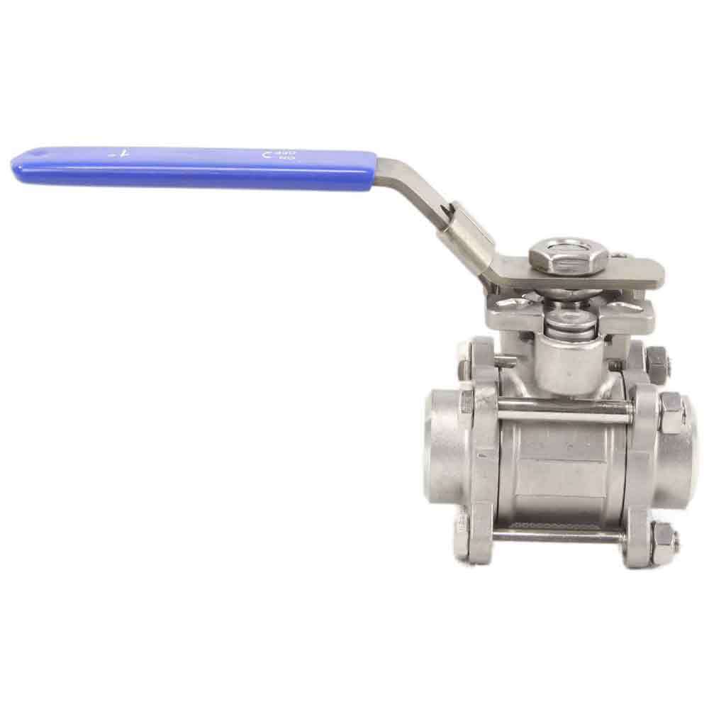 Stainless steel ball valve Elephant BV3232P(3pc)-FP-W-ISO-H full