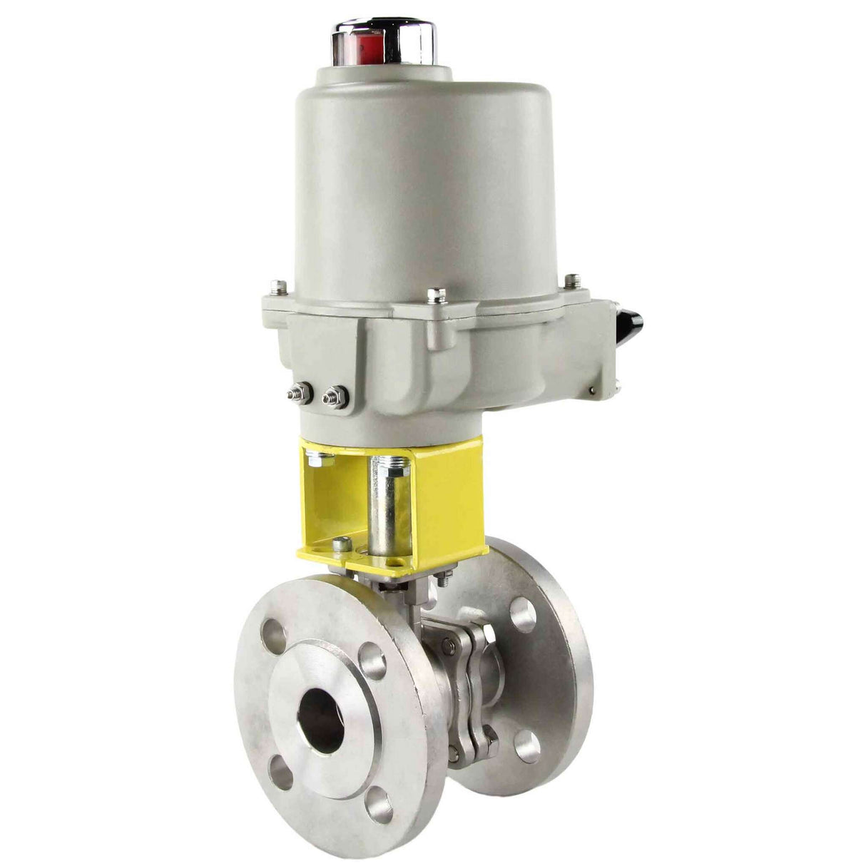 Stainless steel ball valve Elephant BVFP.316 full port, flanged, electric actuator GZ-OF 380 V