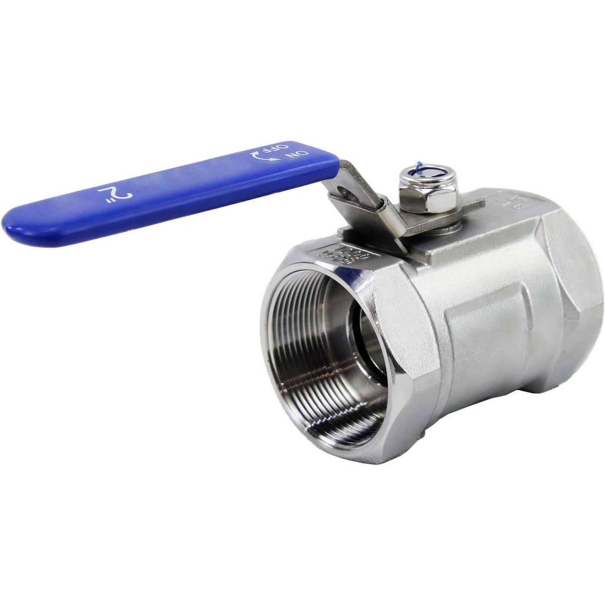 Stainless steel ball valve Elephant RP.316.230.MM. 986 psi, standard port, Threaded NPT/BSP, with handle