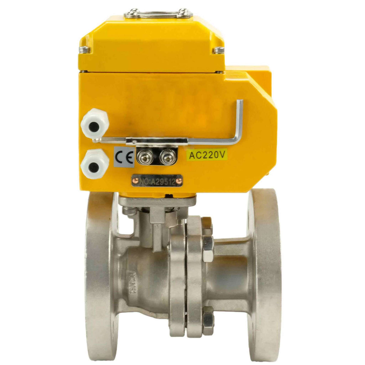 Stainless steel ball valve Elephant kchfp-elephant-110/220v, body material - stainless steel AISI 316, ball material - stainless steel AISI 316, seal - PTFE, electric actuator operated