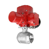 Stainless steel ball valve Elephant kchmp-elephant-ex-110/220v, body material - stainless steel AISI 316, ball material - stainless steel AISI 316, seal - PTFE, electric actuator operated