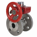 Stainless steel ball valve Elephant kchfp HGBF, body material - stainless steel AISI 316L, ball material - stainless steel AISI 316L, seal - PTFE, handle operated