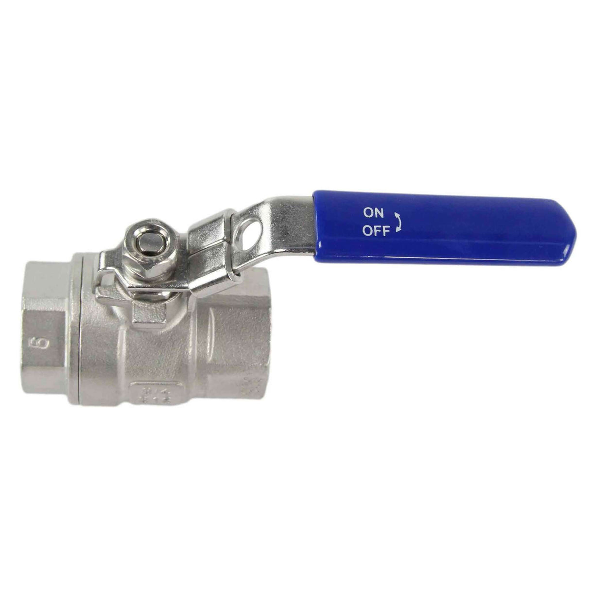 Stainless steel ball valve Elephant BV.T.Fp.316.230 986 psi, full port, Threaded NPT/BSP connection, with handle