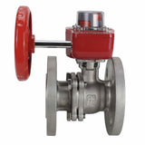 Stainless steel ball valve Elephant kchfp HGBF, body material - stainless steel AISI 316, ball material - stainless steel AISI 316, seal - PTFE, handle operated