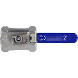 Stainless steel ball valve Elephant BV3232P-SP-T-H PN63 standard port, Threaded, with handle