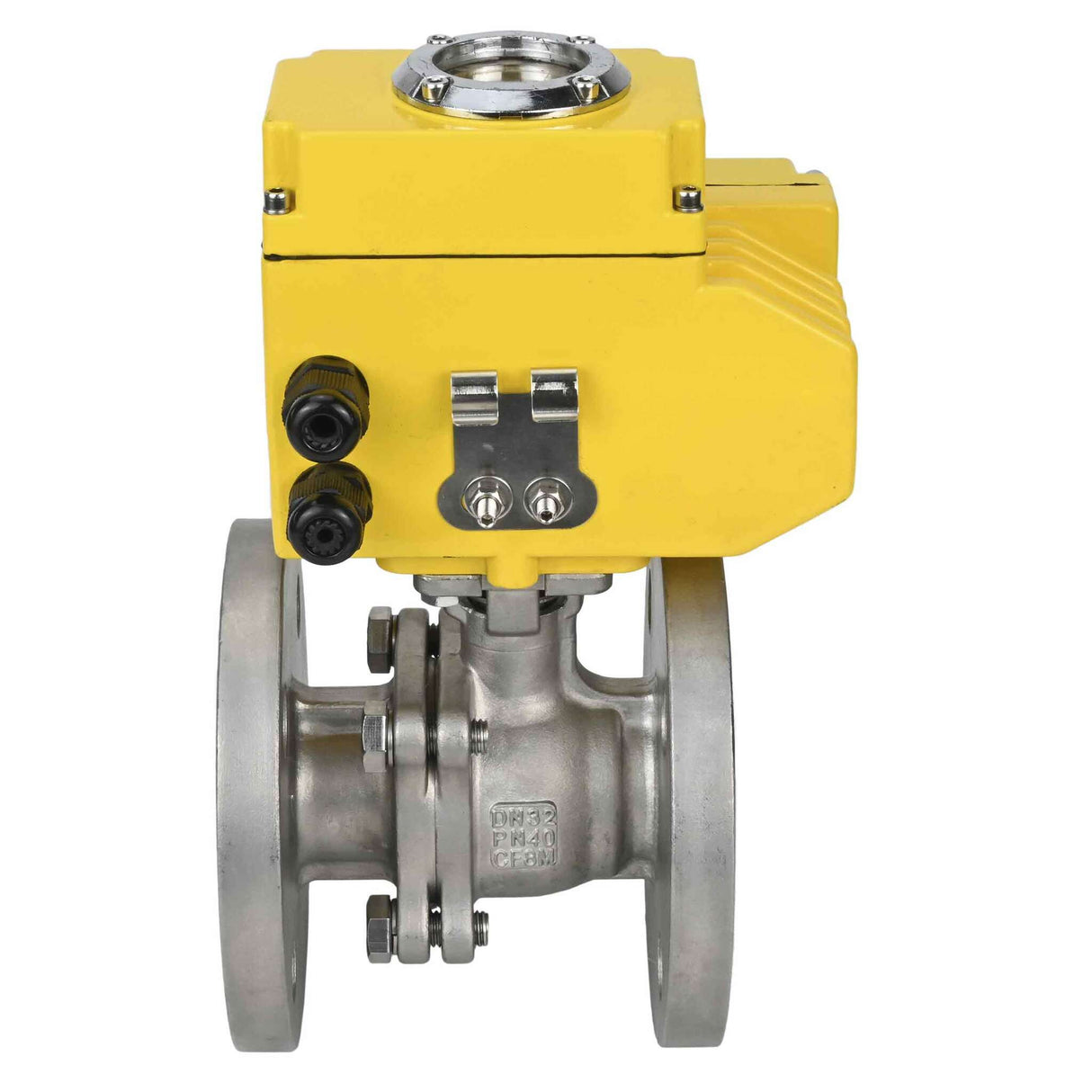 Stainless steel ball valve Elephant kchfp-elephant-110/220v-4-20ma, body material - stainless steel AISI 316, ball material - stainless steel AISI 316, seal - PTFE, electric actuator operated