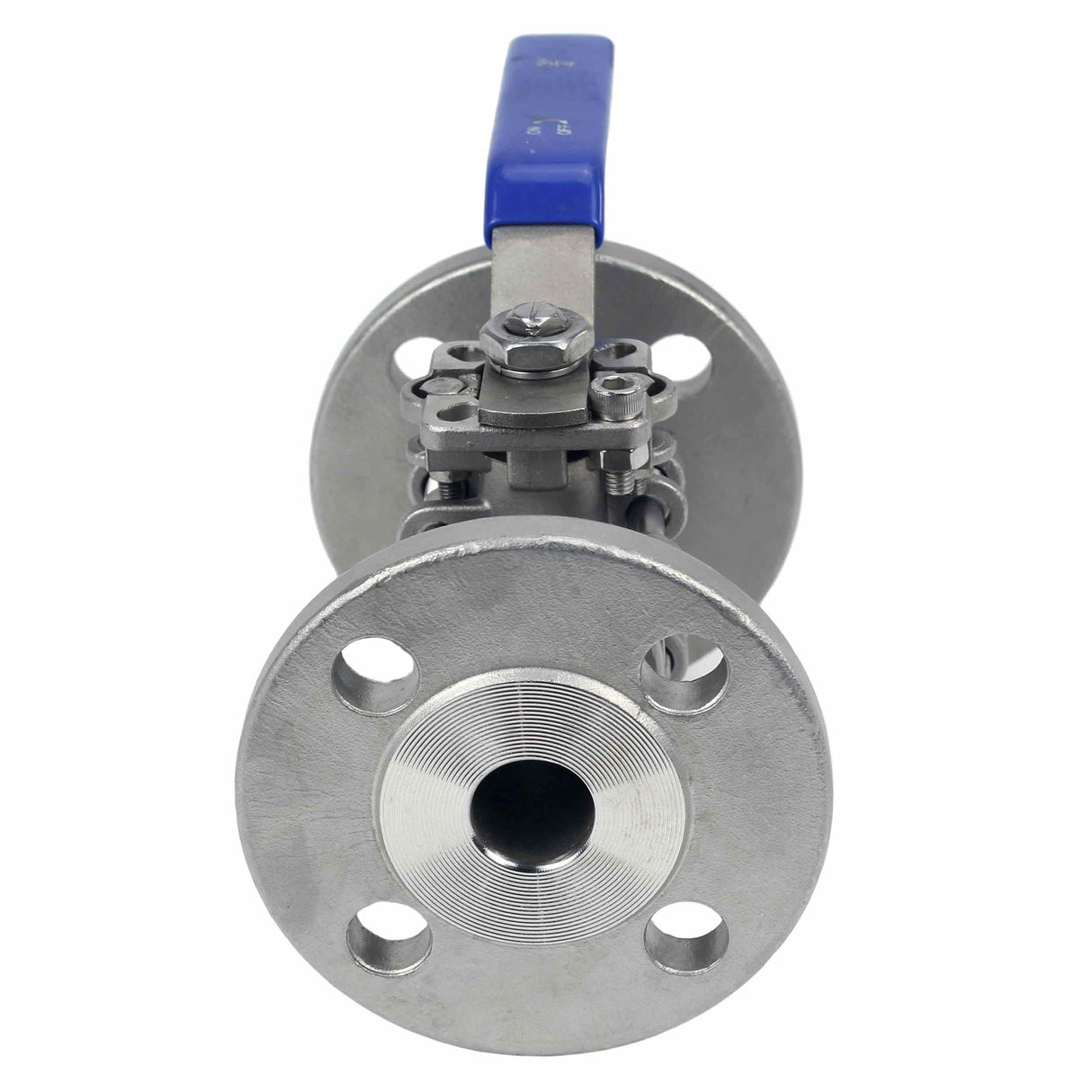 Stainless steel ball valve Elephant BV3131P(3pc)-FP-F-ISO-H SS304, full port, flanged connection, with ISO 5211 mounting pad