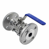 Stainless steel ball valve Elephant BV.F.Fp.T.304.180 580 psi, SS304, full port, flanged connection, with handle