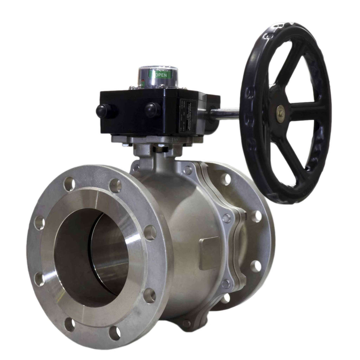 Stainless steel ball valve Elephant kchfp hgb, body material - stainless steel AISI 316, ball material - stainless steel AISI 316, seal - PTFE, handle operated