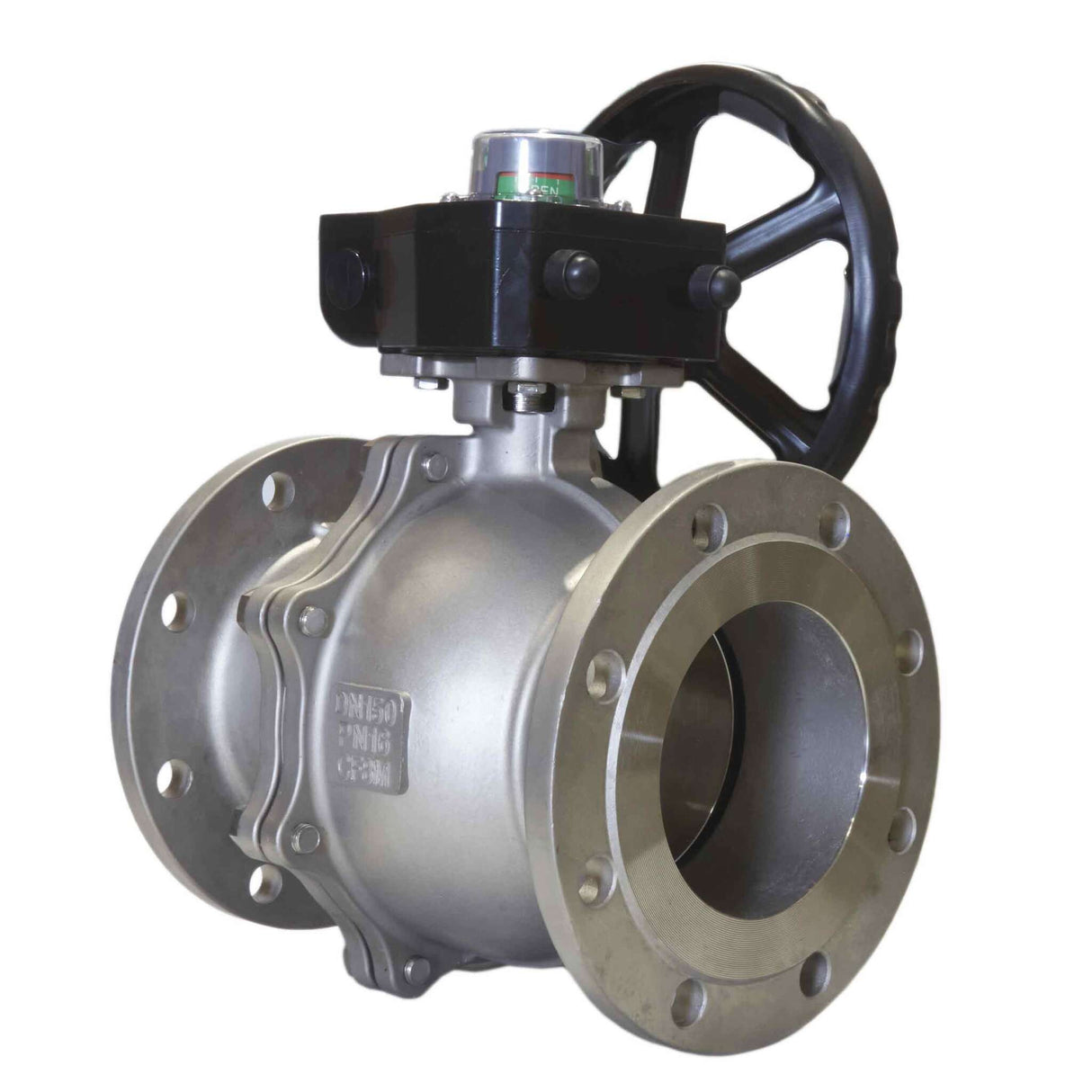 Stainless steel ball valve Elephant kchfp hgb, body material - stainless steel AISI 316, ball material - stainless steel AISI 316, seal - PTFE, handle operated