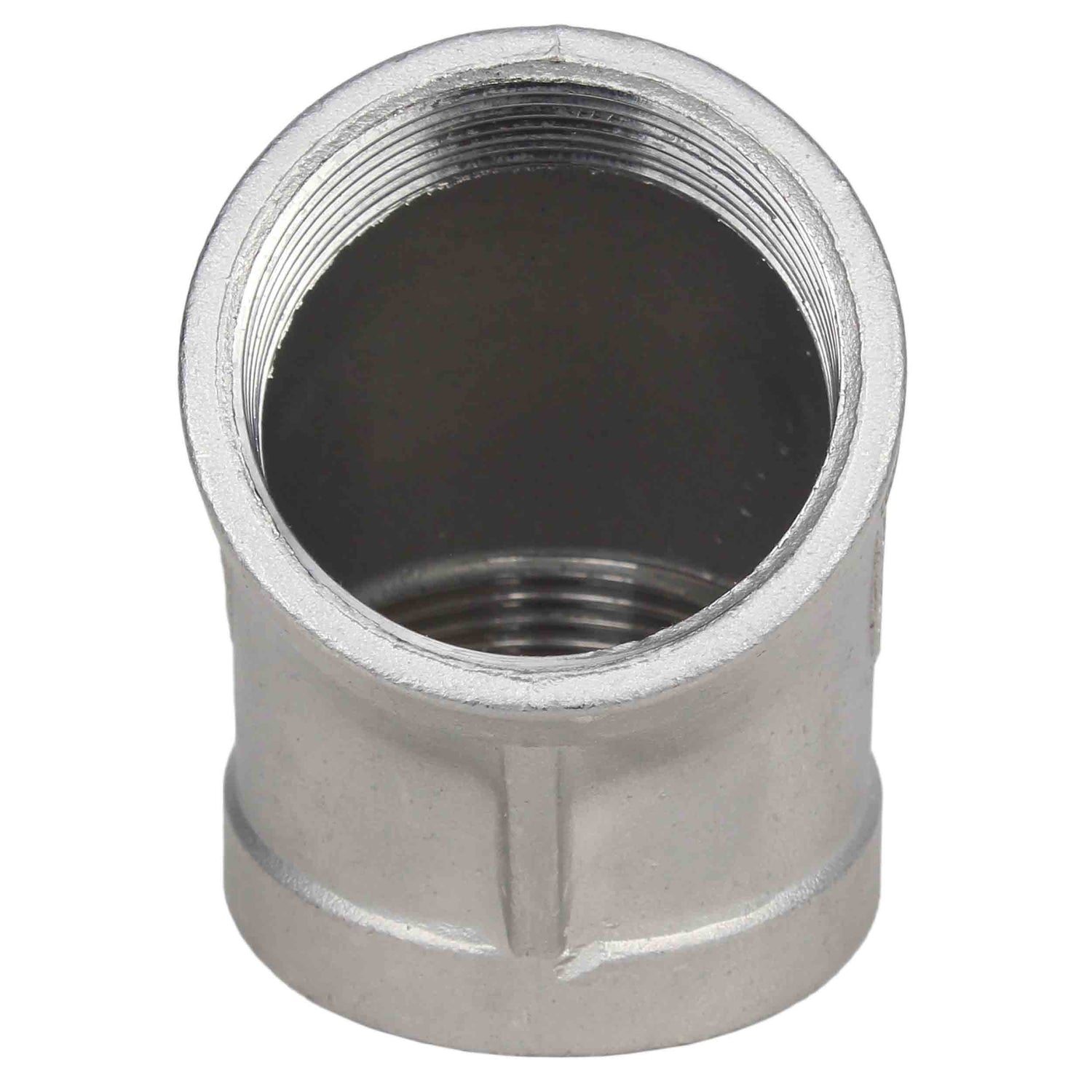 Branch (half branch) Elephant PN16 45° angle, body - stainless steel 304, connection - female / female threads
