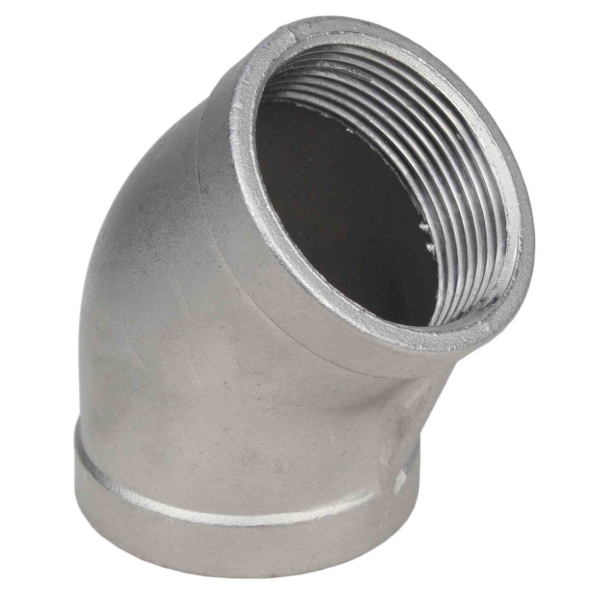 Branch (half branch) Elephant PN16 45° angle, body - stainless steel 304, connection - female / female threads