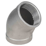 Branch (half branch) Elephant PN16 45° angle, body - stainless steel 304, connection - female / female threads