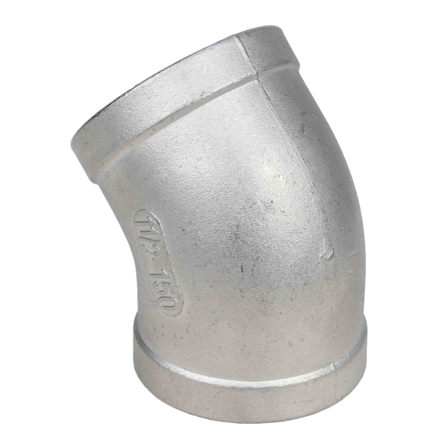 Branch (half branch) Elephant PN16 45° angle, body - stainless steel 304, connection - female / female threads