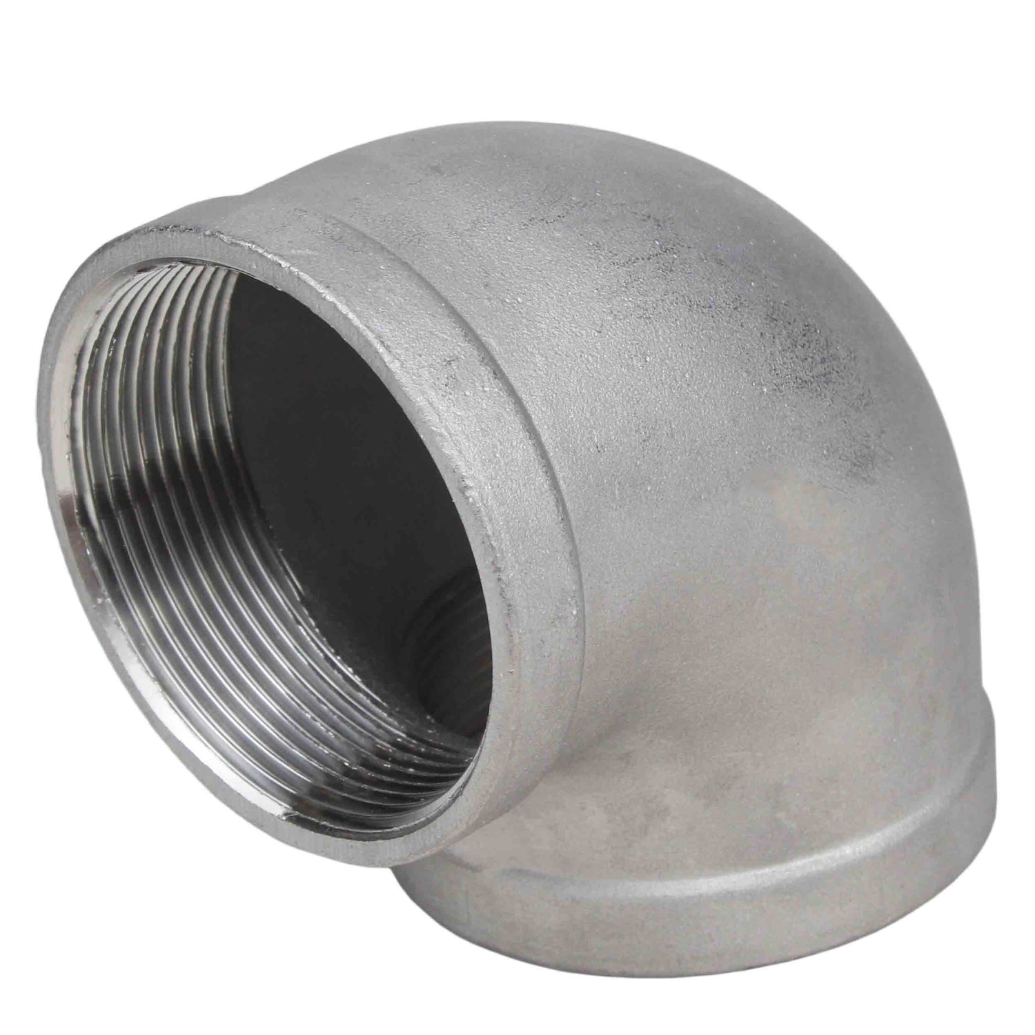 Bends (angles) steel Elephant PN16 90° angle, body - stainless steel 304, connection - female / female threads