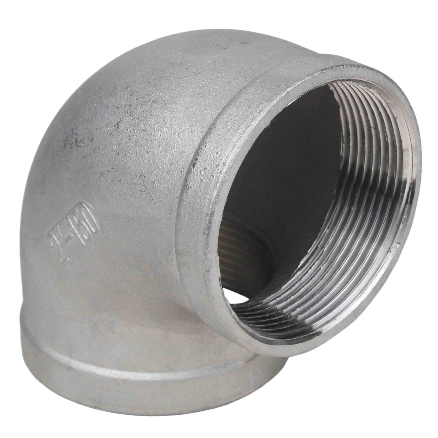 Bends (angles) steel Elephant PN16 90° angle, body - stainless steel 304, connection - female / female threads