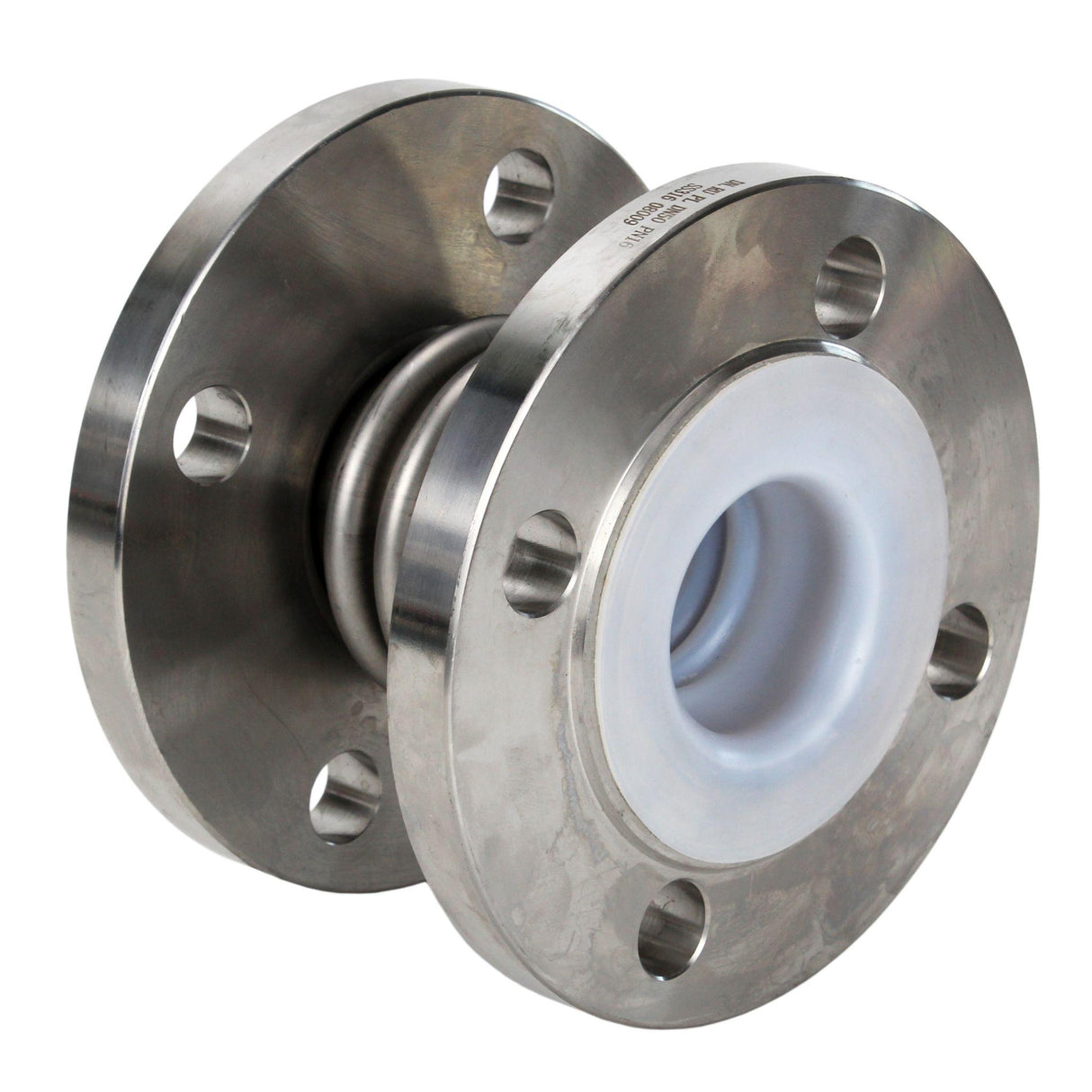 Bellows axial compensator Elephant CB-3232P-F flanged, bellows - stainless steel SS316, seal - PTFE, lined, axial travel 30 mm