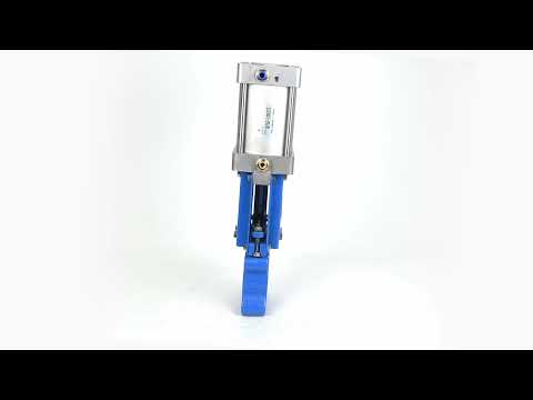Gate valves Elephant GVKR1331M-1W-Fb-2P-WENZ PN6 unidirectional, interflanged, spindle - extendable, body - cast iron GGG40, gate - stainless steel 304, seal - EPDM, pneumatically actuated, WENZ