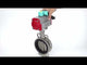 Water Butterfly Valve Elephant WBV3232V-2W-Fb-H DN50-300 16 bar case - 316L stainless steel, disc - 316L stainless steel, seal - Viton, with pneumatic drive PA-DA-XXX and ALS200D magnetic switch