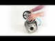 Ball valves Elephant BV3232P(4pc)-FP-3WL-F-ISO-H DN100 16 bar full bore, flanged, body - stainless steel SS316, ISO flange F10/F12, square 19x19, with double pneumatic actuator PA-DA-105-1 action and pneumatic distributor 4V320-10 220V