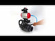 Ball valves Elephant BV4242E-FP-GRM-ISO, body material - UPVC, ball material - UPVC, seal - EPDM, with pneumatic actuator double action PA-DA, pneumatic distributor 4V320-08 220V, LSU APL-210N EX and handwheel MON