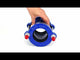 Clamp type repair couplings Elephant CCR14E(2pc) two-piece, body - cast iron GGG50, seal - EPDM