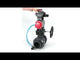 Ball valves Elephant BV4242E-FP-GRM-ISO, body material - UPVC, ball material - UPVC, seal - EPDM, with pneumatic actuator double action PA-DA, pneumatic distributor 4V320-10 220V, LSU APL-410N EX and handwheel MON