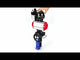 Water Butterfly Valve Elephant WBV1616N-2W-Fb-H, body material - cast iron QT450, disk material - cast iron QT450, seal - NBR, pneumatic actuator PA-DA double action, 4M310-08 220V, LSU APL-510N EX, handwheel MON, ATU AFC2000