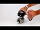 Stainless steel ball valve Elephant kshmp316-elephant-rdn, body material - stainless steel AISI 316, ball material - stainless steel AISI 316, seal - PTFE, gear operated