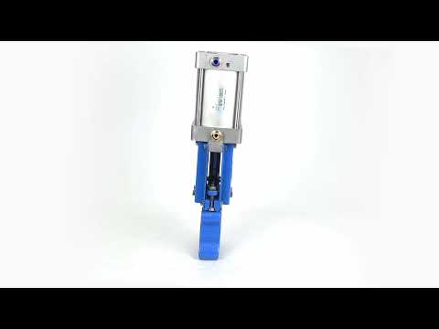 Gate valves Elephant GVKR1331M-1W-Fb-2P-WENZ PN10 unidirectional, interflanged, spindle - extendable, body - cast iron GGG40, gate - stainless steel 304, seal - EPDM, pneumatically actuated, WENZ