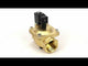 Two way normally closed indirect acting electric solenoid valve Elephant VS2W-400E-PU-NC G EPDM 220V, body material - brass, seal - EPDM