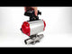 Ball valves Elephant BV3131P(3pc)-FP-W-ISO-H LONG DN10-150 full bore, body - stainless steel 304, welded, with pneumatic actuator PA-DA, pneumatic distributor 4M310-08 24V and limit switch block APL -210N