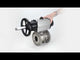 Ball valves Elephant BV3232P(2pc)-FP-F-ISO-H DN80-100 16 bar, full bore flanged, stainless steel SS316, seal - PTFE, with pneumatic actuator PA-DA-105-1 double acting, with pneumatic distributor 4M310-08 220V