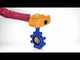 Water Butterfly Valve Elephant WBV1631E-2W-Fb-H, body material - cast iron QT450, disk material - Stainless steel AISI 304, seal - EPDM, electric actuator QT-N-EM-B1-220VAC-U1 220V