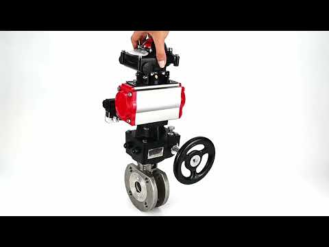 Stainless steel ball valve Elephant kchmfp-elephant-da-hdm-4m310-110/220v-apl-210n, body material - stainless steel AISI 316, ball material - stainless steel AISI 316, seal - PTFE, pneumatic actuator operated