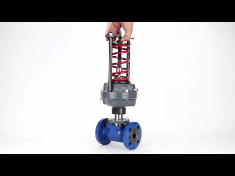Differential pressure regulator Elephant PRD 16 bar class 125 RF cast iron flange connection