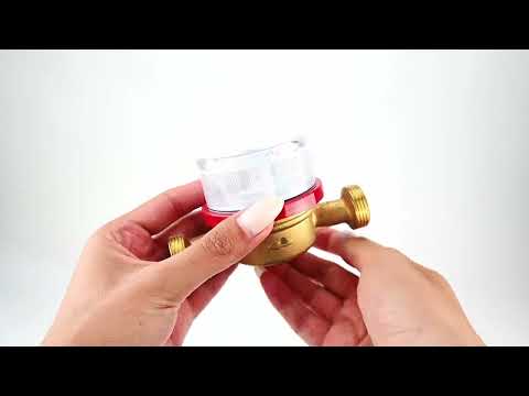 Water meters Elephant MKU1 universal, impeller, non-volatile, brass, threaded