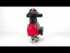 Stainless steel ball valve Elephant 3h-l-rpss316200mm-iso-pnevpr-sa-rasp-110/220v-lsu, body material - stainless steel AISI 316, ball material - stainless steel AISI 316, seal - PTFE, pneumatic actuator operated