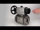 Ball valves Elephant BV3232P(4pc)-FP-3WL-F-ISO-H DN100 16 bar full bore, flanged, body - stainless steel SS316, ISO flange F10/F12, square 19x19, with double pneumatic actuator PA-DA-105-1 action and pneumatic distributor 4M310-08 220V