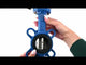 Water Butterfly Valve Elephant GGG50-316L-EPDM 232PSI, body material - cast iron GGG50, disk material - stainless steel 316L, seal - EPDM, handwheel operated